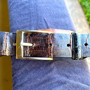 Tralfagar Genuine Alligator Belt - Size 38 (EUC)
